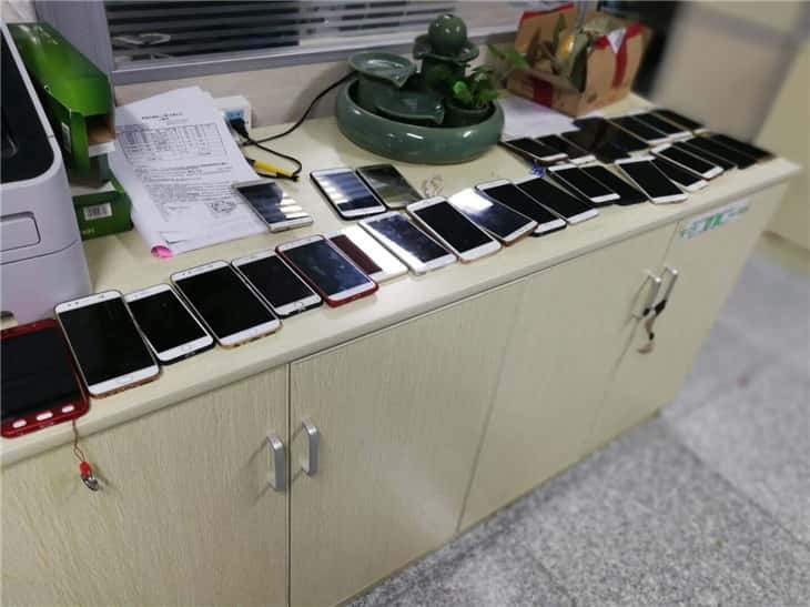培訓開始前手機全部上交