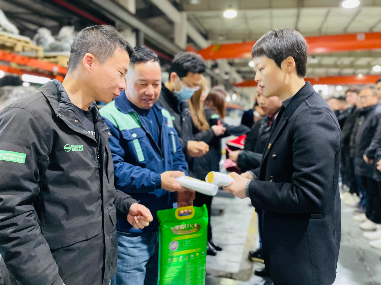 薩震智能節(jié)能空壓機(jī)1月-2月積分頒獎典禮