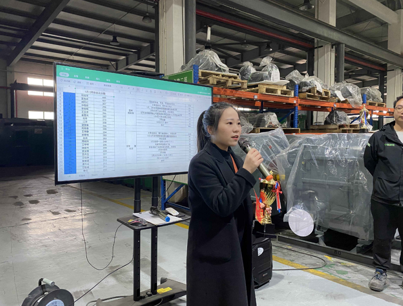 薩震智能節(jié)能空壓機(jī)1月-2月積分頒獎典禮